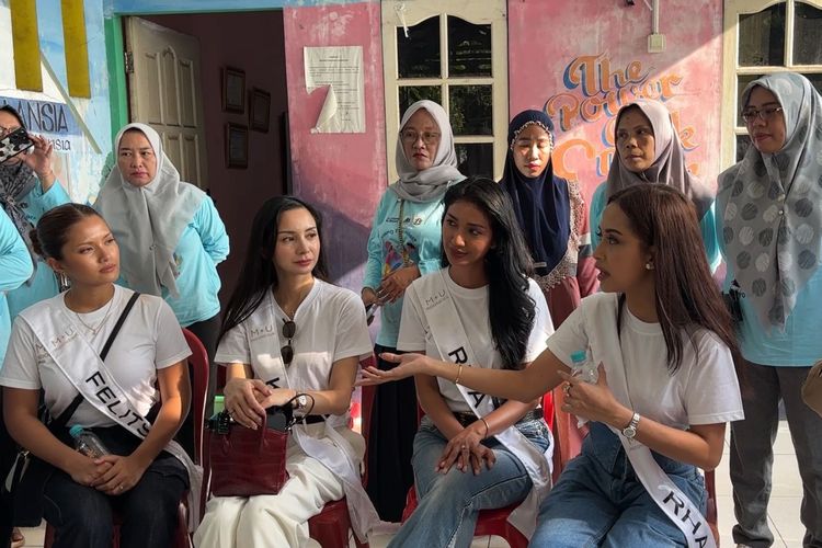 Miss Universe Indonesia 2025, Finalis Top 16 Miss Universe 2025, Rhany Riyanti, bootcamp finalis miss universe 2025, Finalis Miss Universe Indonesia 2025 Rhany Riyanti Dirikan Rumah Belajar Anak