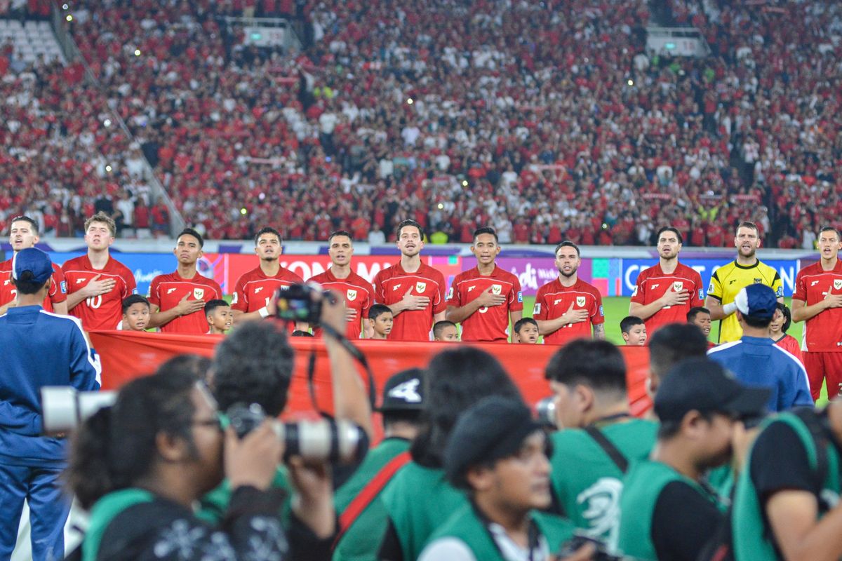 Timnas Indonesia, Patrick Kluivert, ranking fifa, Indonesia Vs Bahrain, Kualifikasi Piala Dunia 2026, Peringkat FIFA Indonesia, Melejit Usai Kemenangan Lawan Bahrain