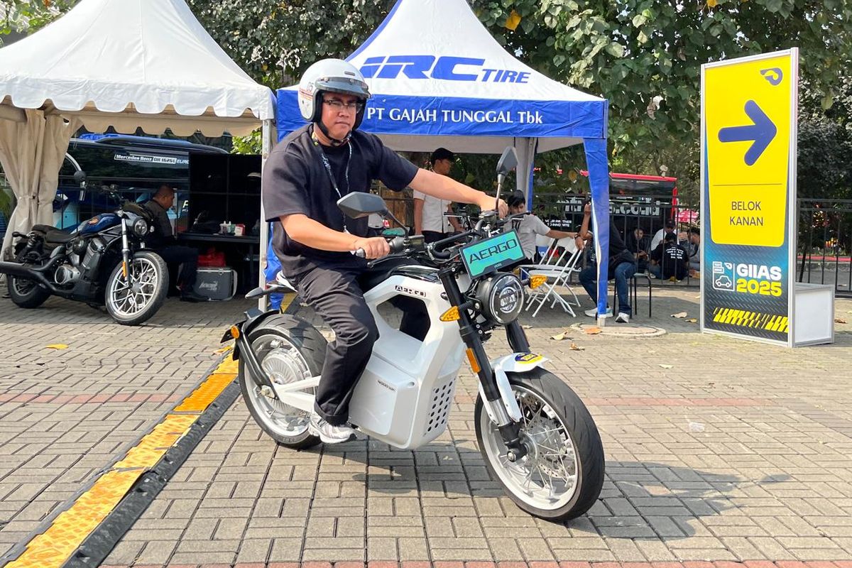 Nore Aergo, motor listrik, motor, GIIAS, Test ride, GIIAS 2025, Test Ride Nore Aergo, Motor Listrik Unik Bergaya Boxy