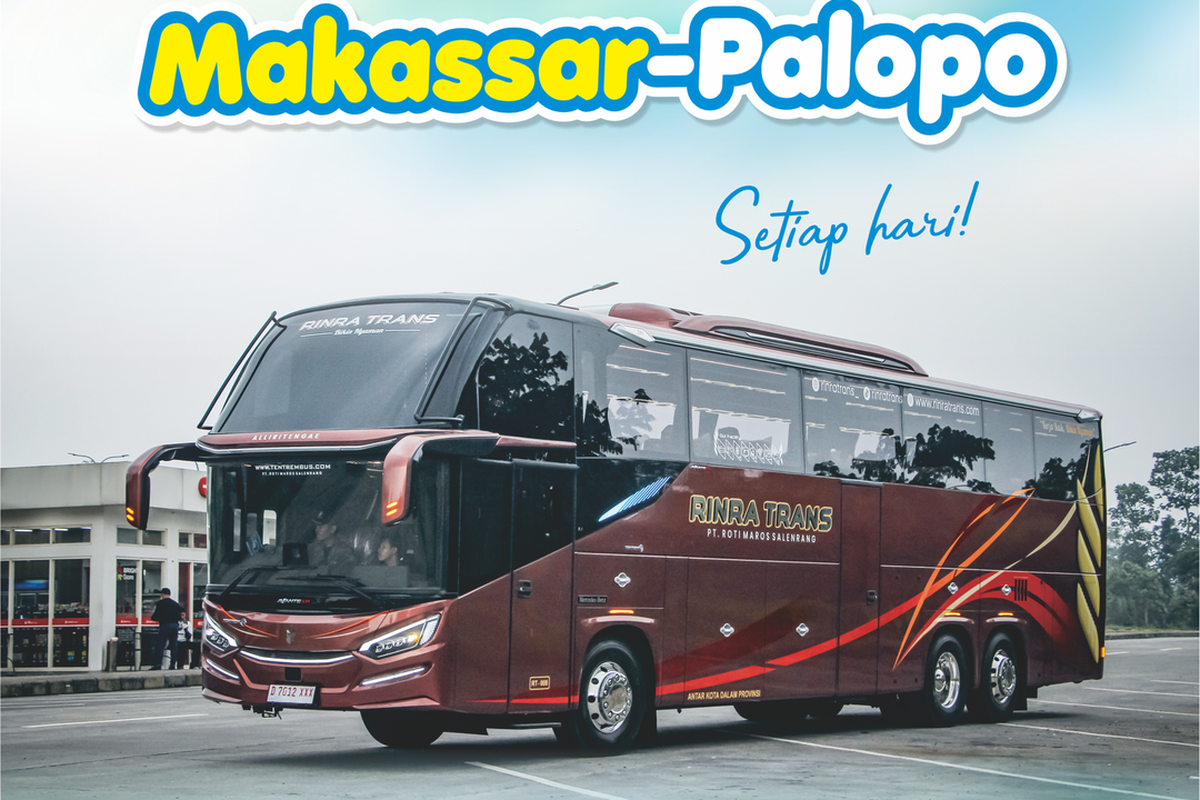 Avante D1, PO Rinra Trans, bus Sulawesi, Bus Baru PO Rinra Trans, Pakai Avante D1 Rute Makassar-Palopo