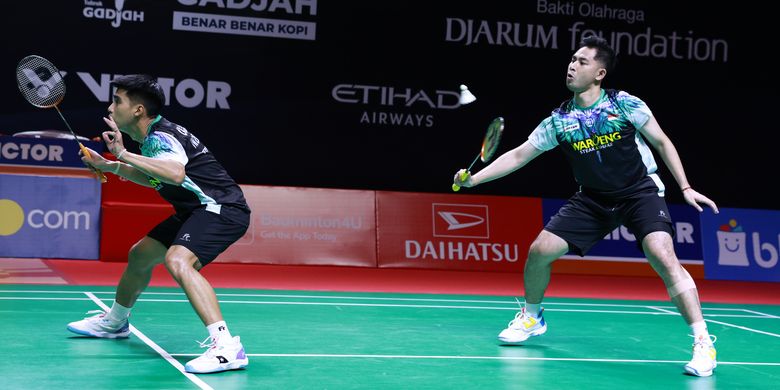 Sabar Karyaman Gutama/Moh Reza Pahlevi Isfahani, Perancis, Sabar Karyaman Gutama, Moh Reza Pahlevi Isfahani, Indonesia, Eloi Adam, Leo Rossi, Sabar/Reza Minta Maaf Usai Indonesia Gagal Lolos Grup Piala Thomas 2026