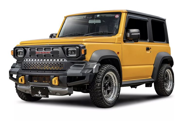 modifikasi, mobil, suzuki jimny, Suzuki, Toyota Rangga, Modifikasi Suzuki Jimny Berwajah Toyota Rangga
