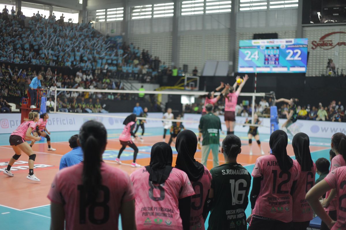 ProLiga 2025, final four ProLiga 2025, Megawati Hangestri Pertiwi, hasil final four ProLiga 2025, Proliga 2025, final four proliga 2025, hasil final four proliga 2025, megawati voli, Hasil Final Four ProLiga 2025: Mega Cadangan, Gresik Potensi ke Grand Final