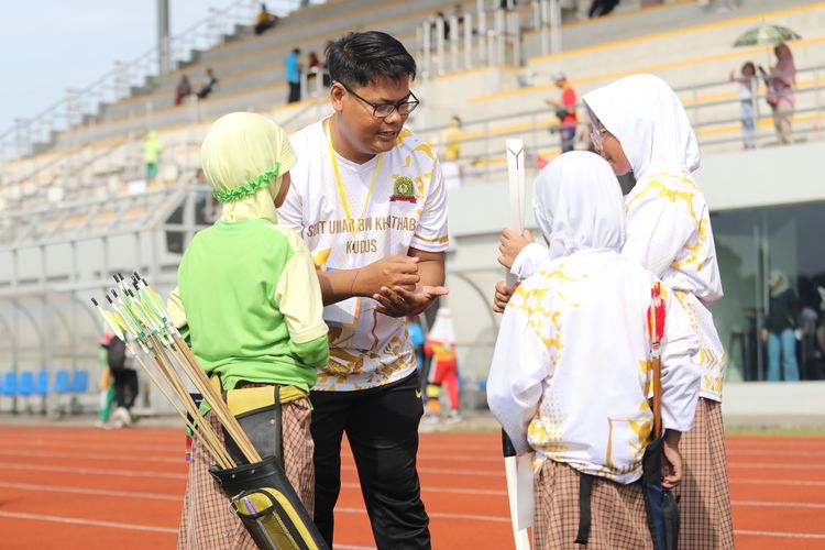 MilkLife Archery Challenge, panahan, olahraga panahan, akar rumput, Pepanah Muda Unjuk Gigi di Kudus, Tumbuhkan Cinta Panah dari Sekolah