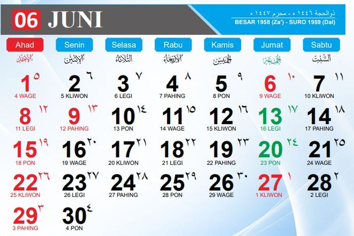9 Juni 2025 Libur Apa, Kalender Juni 2025, kalender juni 2025, kalender juni 2025 libur, 9 juni 2025 hari libur apa, 9 juni 2025 libur atau tidak, 9 Juni 2025 Libur Apa? Cek Ketentuan Tanggal Merah Libur Nasional dan Cuti Bersama di SKB 3 Menteri