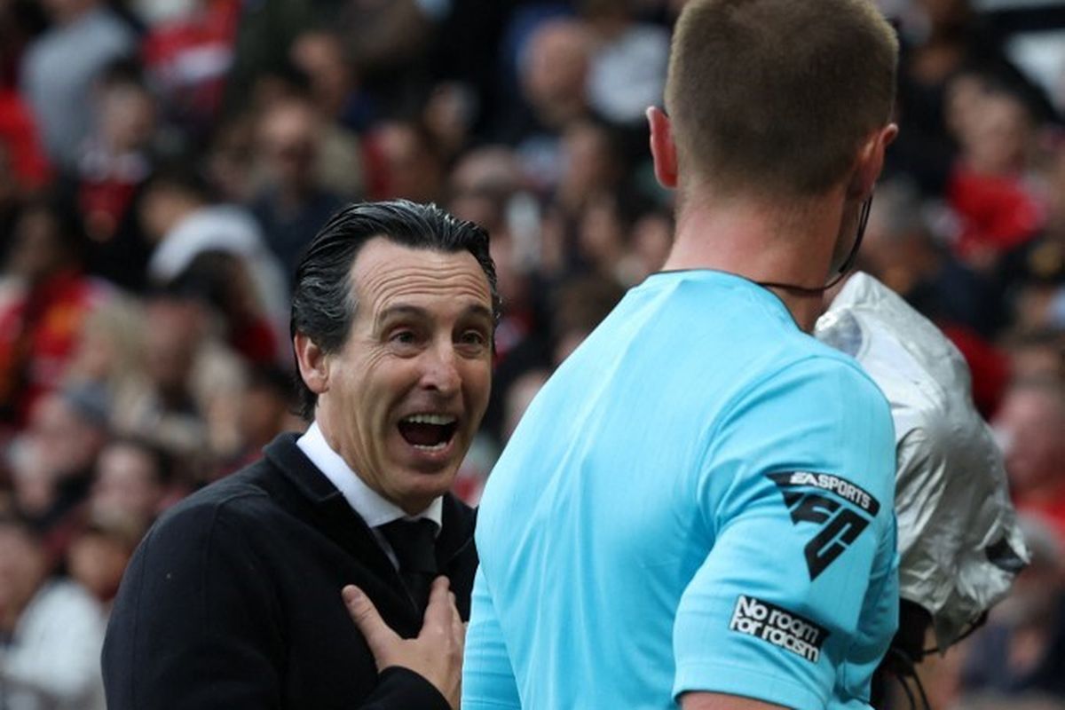 Aston Villa, Unai Emery, Premier League, Man United vs Aston Villa, Hasil Man United Vs Aston Villa 2-0, Unai Emery Protes ke Premier League