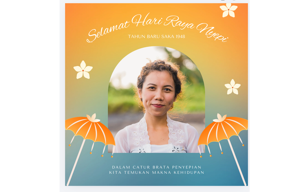 twibbon Hari Raya Nyepi, Twibbon, Nyepi 2026, Hari Raya Nyepi 2026, 50 Link Twibbon Hari Raya Nyepi 2026 Gratis, Kirim Pesan Damai untuk Keluarga