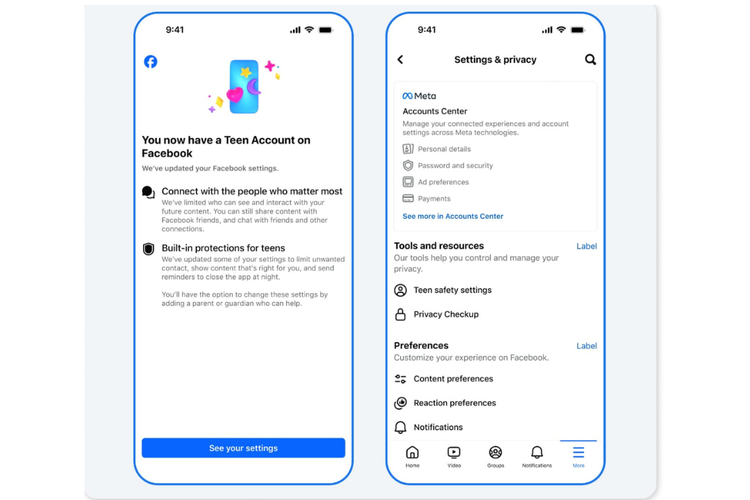 Meta, Facebook, Instagram, instagram, Teen Accounts, Meta Sebar Akun Khusus Remaja ke Facebook dan Messenger