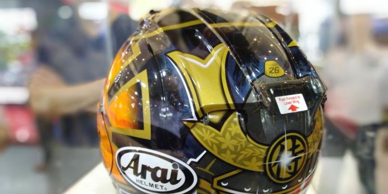 Veda Ega Pratama, MotoGP, Moto3, Indonesia, Asia Talent Cup, Rookies Cup, helm, Arai, Arai Indonesia, Jelang Debut di Moto3, Veda Ega Pratama Dapat Sponsor Internasional