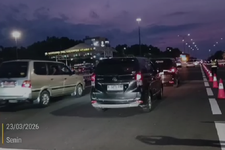Contraflow, rekayasa lalu lintas, Contraflow Tol Jakarta-Cikampek Ditambah Jadi Dua Lajur