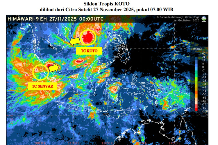 BMKG, Siklon Tropis Senyar, Banjir Sumatera Utara, siklon tropis senyar, banjir sumatera barat, bencana sumatera, Apa Penyebab Bencana Sumatera? Ini Kata BMKG dan Ahli ITB, Siklon Tropis Senyar Memicu Cuaca Ekstrem, Anomali Atmosfer Membuat Siklon Muncul Dekat Ekuator, ITB: Sumatera Utara Sedang di Puncak Musim Hujan, Vortex Sejak 24 November Berkembang Jadi Senyar, ITB: Kerusakan Lingkungan Memperparah Banjir, Mitigasi Harus Gabungkan Langkah Struktural dan Nonstruktural, Dampak Bencana Masih Terus Dipantau