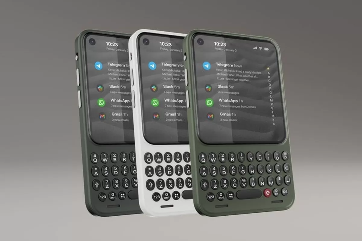 Clicks, Clicks Communicator, Android, smartphone, Clicks Communicator Rilis, Ponsel Tak Biasa yang Mirip Blackberry