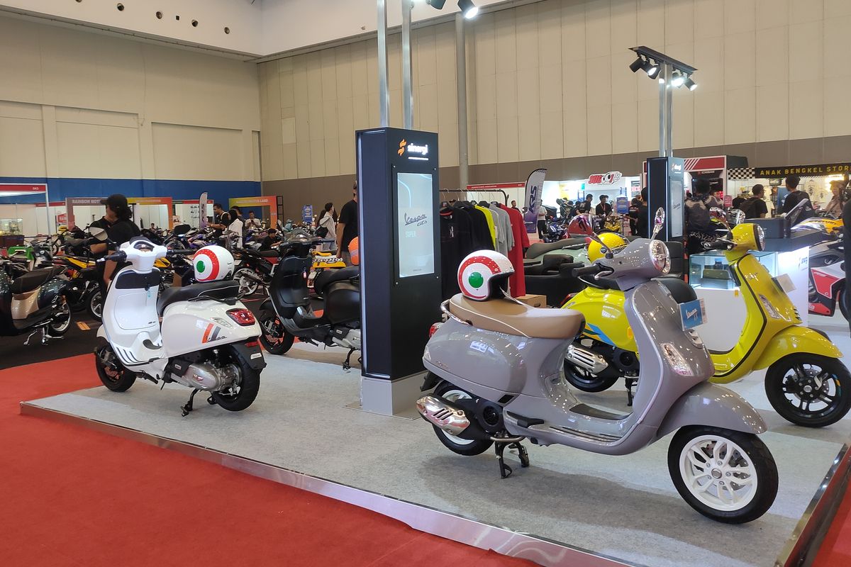 Vespa, piaggio, skuter matik, motor vespa, IMOS 2025, Vespa Hadir di IMOS 2025, Bawa 5 Model Andalan