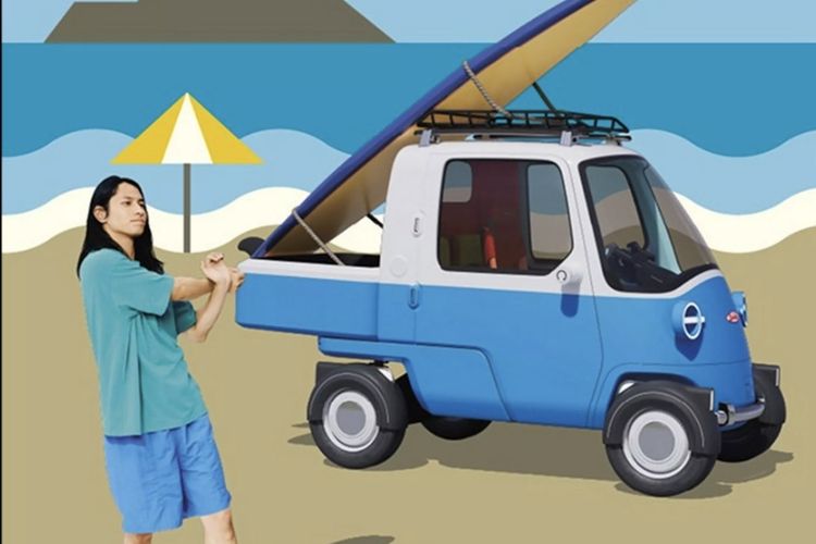 Daihatsu, mobil listrik, Daihatsu Midget, Midget x, Daihatsu Midget X, Si Bemo Jadi Mobil Listrik