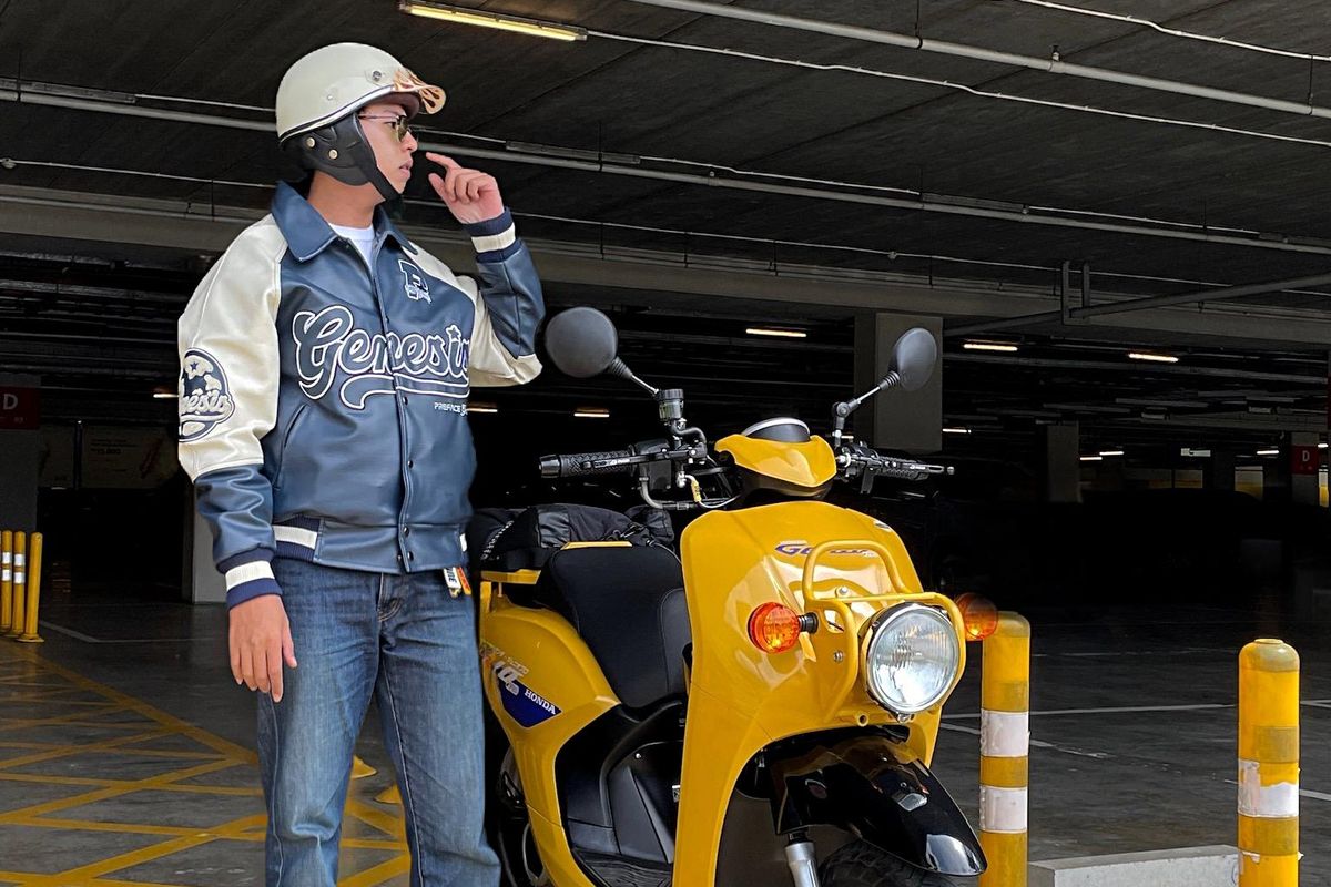 Honda Genio, modifikasi, Modifikasi, Modifikasi motor, honda genio, Modifikasi Honda Genio, Modifikasi Honda Genio Bergaya Jepang, Lampu Depan Unik
