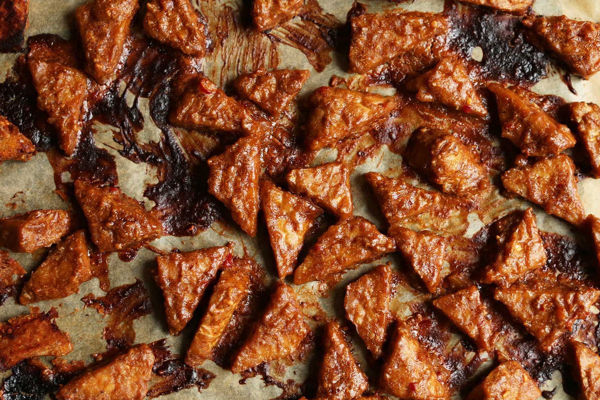 tempe, resep, tempe marinasi, Resep Tempe Marinasi Saus Kacang, Cuma 7 Bahan dan Super Praktis!