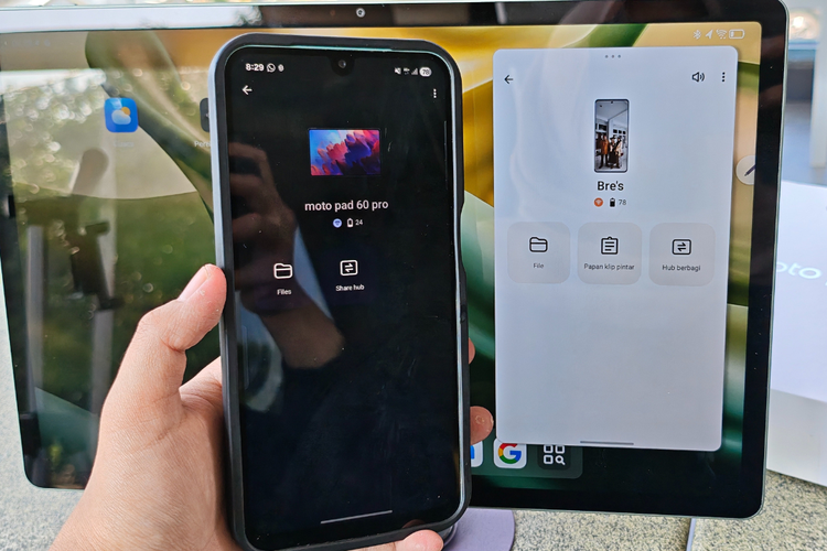 tablet, Motorola, hands on, Moto Pad 60 Pro, spesifikasi Moto Pad 60 Pro, fitur moto pad 60 pro, Hands-on Motorola Moto Pad 60 Pro: Tablet Serbaguna dengan Layar 3K dan Stylus Responsif, Desain kotak simpel, aksesori lengkap ada Stylus, Desain warna cantik, material aluminium, Port lengkap, ada JBL quad speaker , Layar lega, scrolling mulus, Kamera jernih, bisa scan dokumen, Stylus responsif, nyaman digenggam, Bisa konek lintas perangkat, Entertainment Space dan Productivity, Baterai awet, performa cepat, Kesimpulan