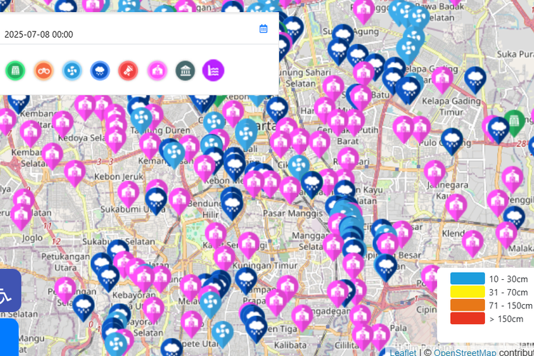 banjir Jakarta, pantau banjir Jakarta, Google Maps, Banjir Jakarta, Pantau banjir Jakarta, Cara pantau banjir Jakarta, 3 cara pantau banjir jakarta, 3 Cara Pantau Banjir Jakarta Secara Online dan Realtime