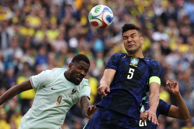 Brasil vs Perancis, FIFA Matchday, Timnas Perancis, Hasil Brasil Vs Perancis 1-2: Mbappe Dekati Rekor, Ekitike Gol Penentu