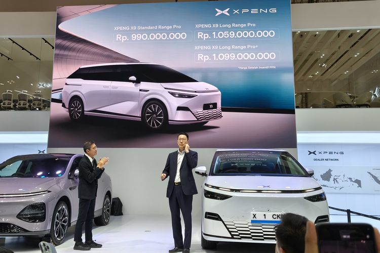GIIAS 2025, Xpeng X9 CKD, MPV listrik mewah Xpeng, Xpeng X9 Rakitan Lokal Mulai Diserahkan ke Konsumen