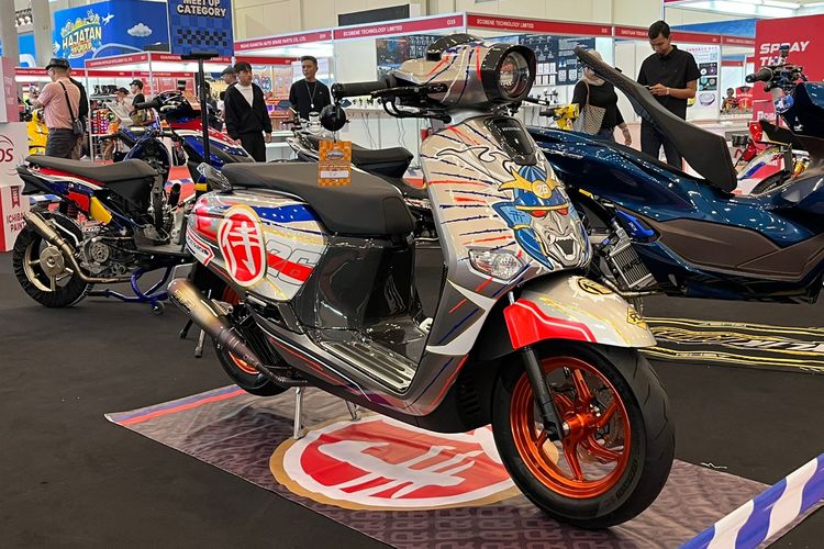 modifikasi, Dani Pedrosa, helm arai, Modifikasi Honda Giorno, pedrosa shogun, Modifikasi Honda Giorno Bertema Helm Balap Pedrosa Shogun