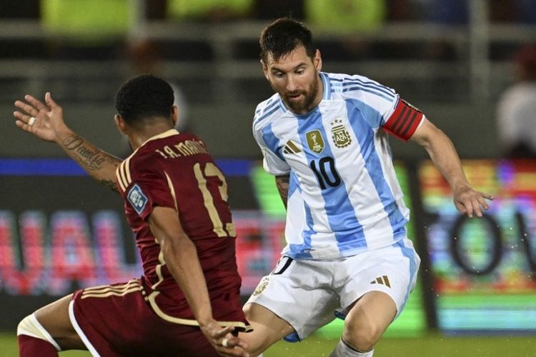 hasil Argentina vs Mauritania, Enzo Fernandez, Nico Paz, Lionel Messi, Hasil Argentina Vs Mauritania 2-1: Messi Tak Starter, Albiceleste Kunci Kemenangan
