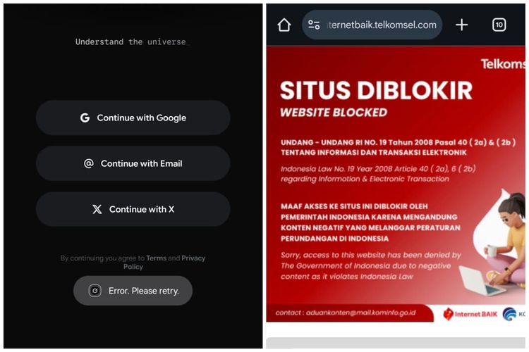 Komdigi, Grok, Meutya Hafid, Komdigi Blokir Sementara Aplikasi dan Situs Web Grok AI