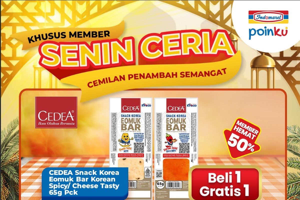 promo Indomaret hari ini, Promo Indomaret Hari Ini 23 Maret 2026, Harga Spesial Minyak Goreng 2L, Promo lebaran (19 maret-1 April 2026), Harga khusus member (19-25 maret 2026), Beli 2 lebih hemat (19 Maret-1 April), Promo susu dan perlengkapan balita (19 Maret-1 April)