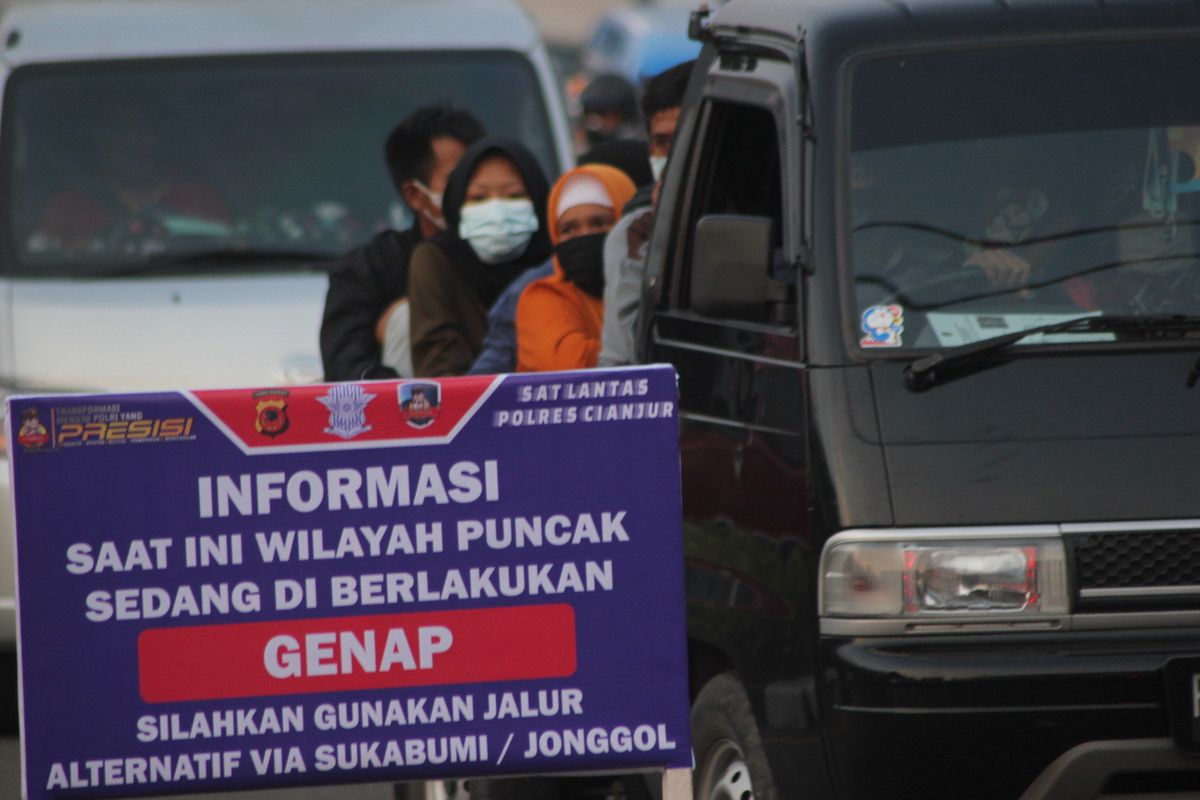 ganjil genap, Puncak Bogor, lalu lintas, Ada Ganjil Genap di Puncak Bogor Hari Ini, Simak Lokasinya