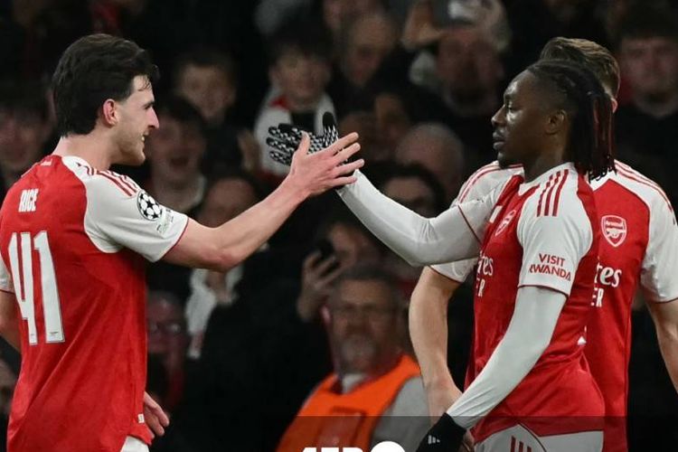 Liga Champions, Arsenal, Leverkusen, Declan Rice, Si Kuda Declan Rice Berlari sampai Kelelahan, Jadi Nyawa Arsenal