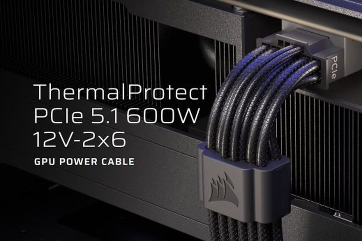 kabel, Corsair, Corsair Rilis Kabel GPU dengan Sensor Suhu Pencegah Terbakar