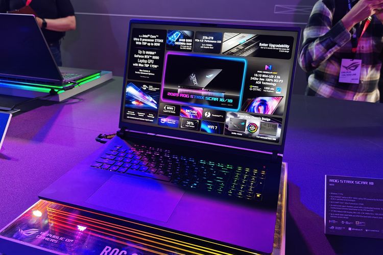 Computex 2025, Asus, Laptop gaming, ASUS, laptop gaming, Asus ROG Strix G16, Asus ROG Zephyrus G14, computex 2025, Asus ROG Strix Scar 16, Asus ROG Zephyrus G16, Asus ROG Zephyrus G14 dan ROG Strix Scar 18 Dipajang di Computex, Segera Rilis di Indonesia
