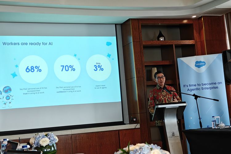 survei, Salesforce, karyawan, Survei Salesforce: 70 Persen Karyawan di Indonesia Lebih Percaya Diri Kerja Pakai AI