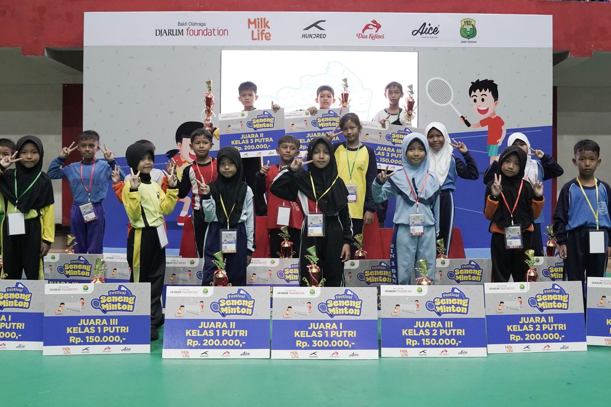 bulu tangkis, badminton, Festival SenengMinton 2025, Festival SenengMinton 2025, Kembangkan Bakat Muda Cinta Bulu Tangkis sejak Dini