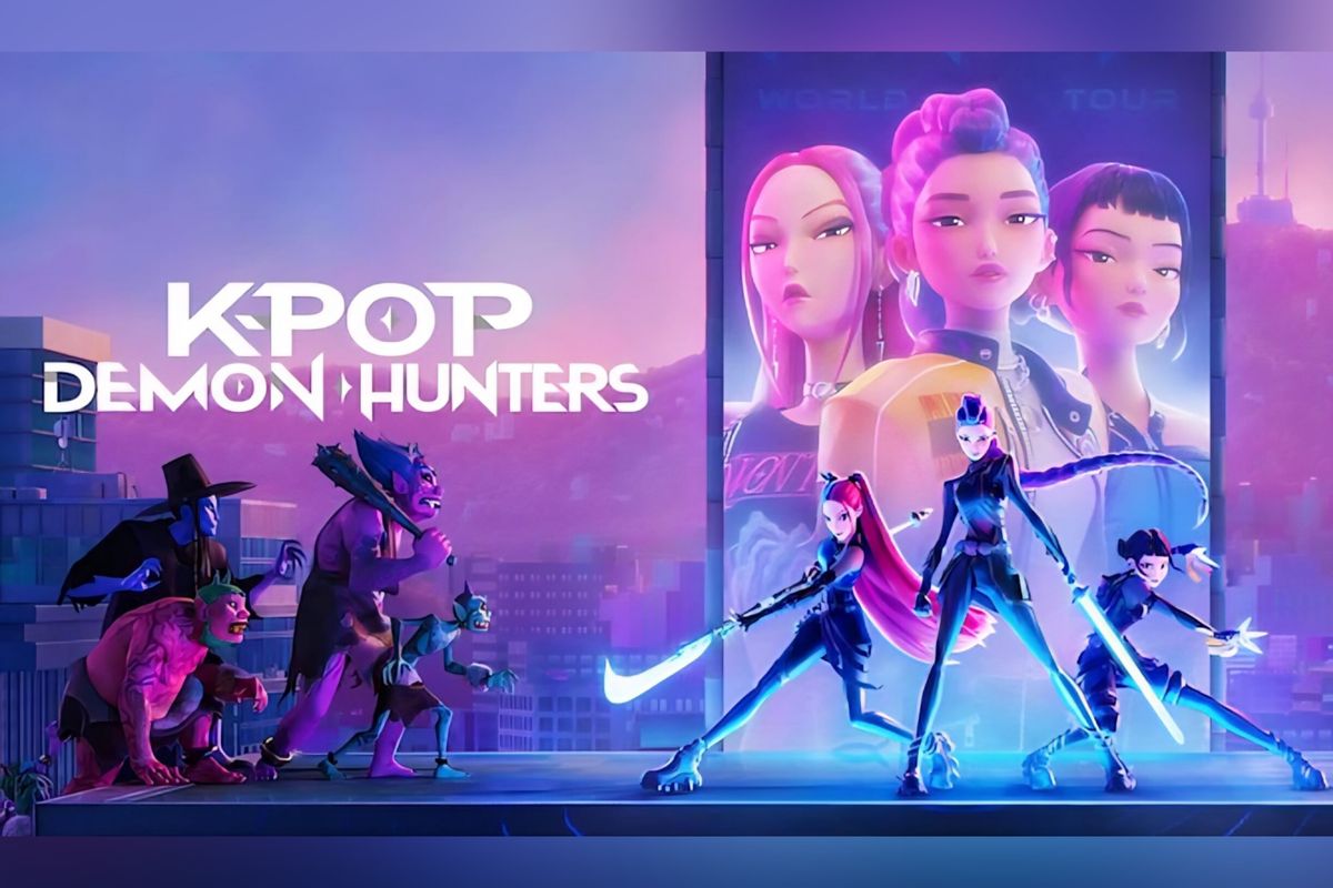Netflix, film animasi, Kpop, film netflix, Kpop Demon Hunters, HUNTRIX, film netflix terpopuler, saja boys, KPop Demon Hunters Jadi Film Paling Banyak Ditonton di Netflix, Geser Red Notice