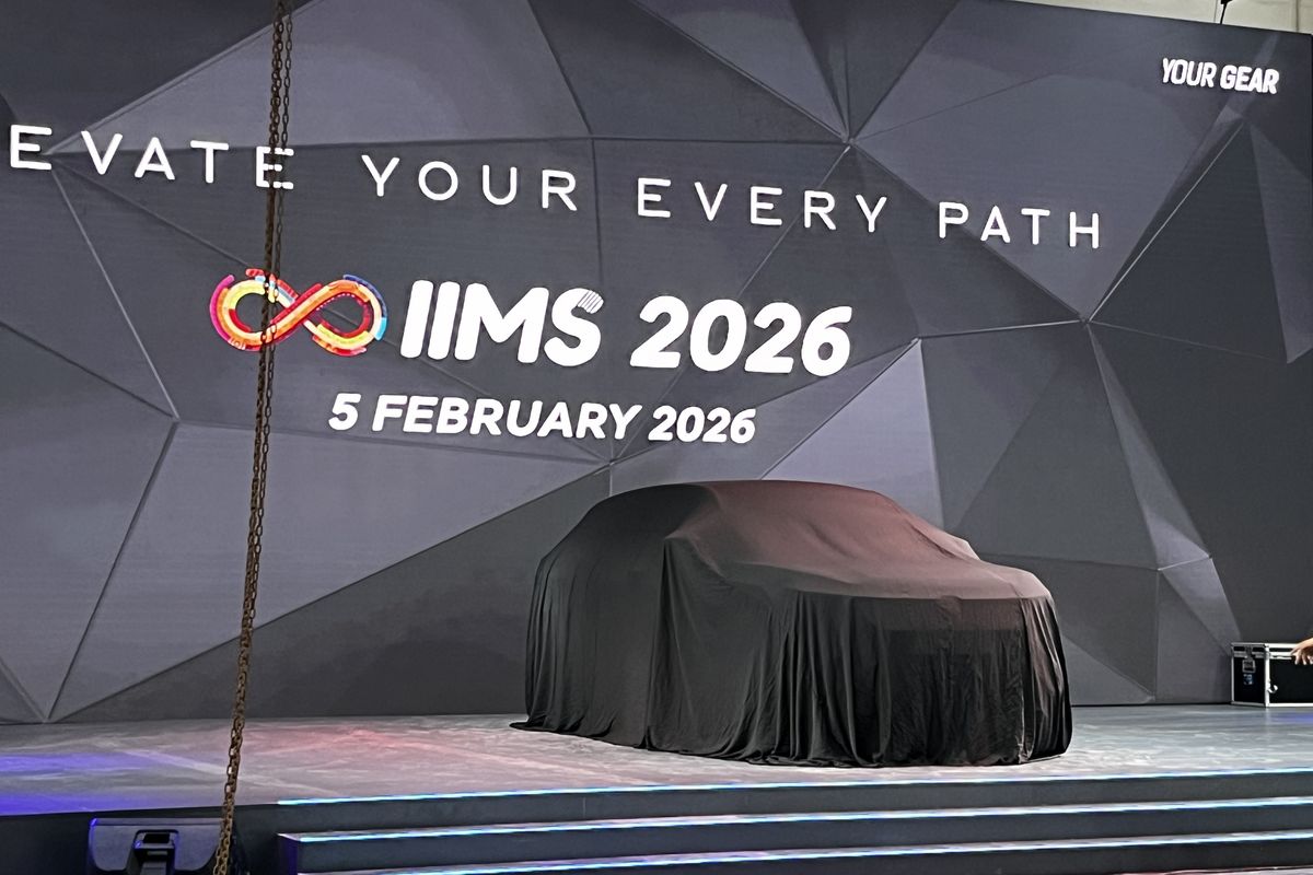 Suzuki, mobil, e-Vitara, IIMS, Intip Persiapan Suzuki di IIMS 2026, Selubung Mobil Baru