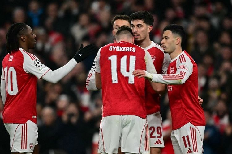 Piala Liga Inggris, Arsenal, Chelsea, Kai Havertz, Piala Liga Inggris 2025-2026, Eberechi Eze, Arsenal Vs Chelsea 1-0, Eberechi Eze Girang Antar Klub Idola ke Final