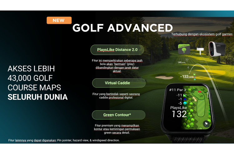 smartwatch, Garmin, Garmin Venu X1, Smartwatch, lari, SmartWatch, golf, harga Garmin Venu X1, spesifikasi Garmin Venu X1, Smartwatch Garmin Venu X1 Resmi di Indonesia, Harga Rp 13 Jutaan, Desain ramping pakai titanium, Baterai tahan hingga 8 hari, Fitur kebugaran dan olahraga yang lengkap, Harga Garmin Venu X1 di Indonesia