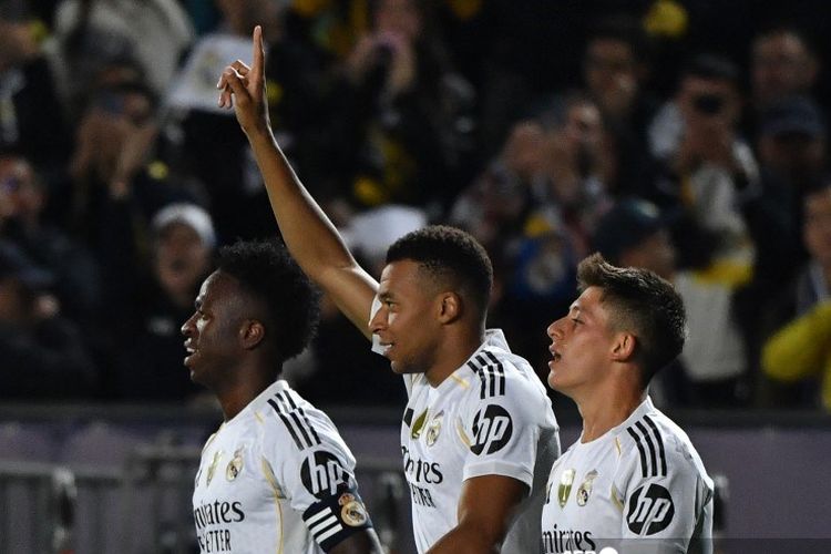 Barcelona, Real Madrid, Kylian Mbappe, Liga Spanyol, Hasil Liga Spanyol, Klasemen Liga Spanyol, skor getafe vs real madrid, Hasil dan Klasemen Liga Spanyol: Real Madrid Kembali ke Puncak, Gusur Barcelona