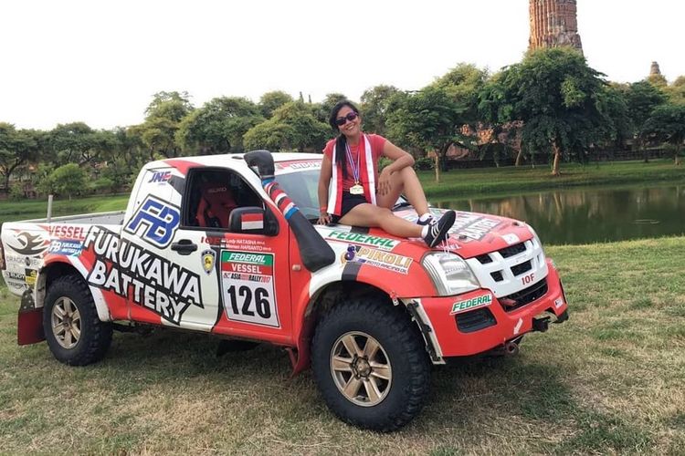 D-Max, AXCR, Asia Cross Country Rally, Reli, Isuzu, Lody Natasha, pereli wanita, Rally Raid Portugal, Cerita Pereli Wanita Indonesia, 6 Kali Taklukkan AXCR