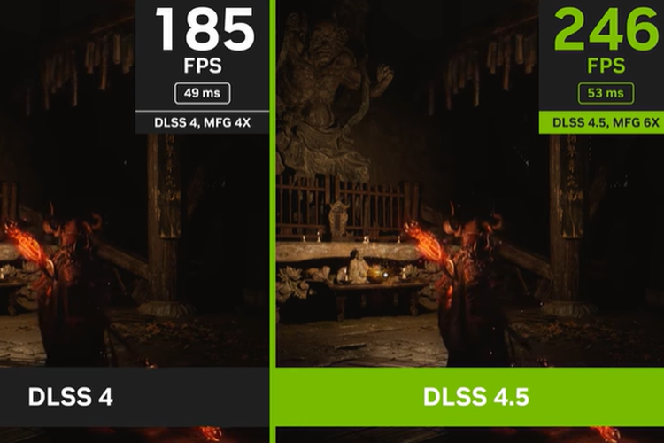 Nvidia, DLSS, CES 2026, Nvidia Umumkan DLSS 4.5, Teknologi Grafis Berbasis AI untuk Mainkan Game Lebih Mulus