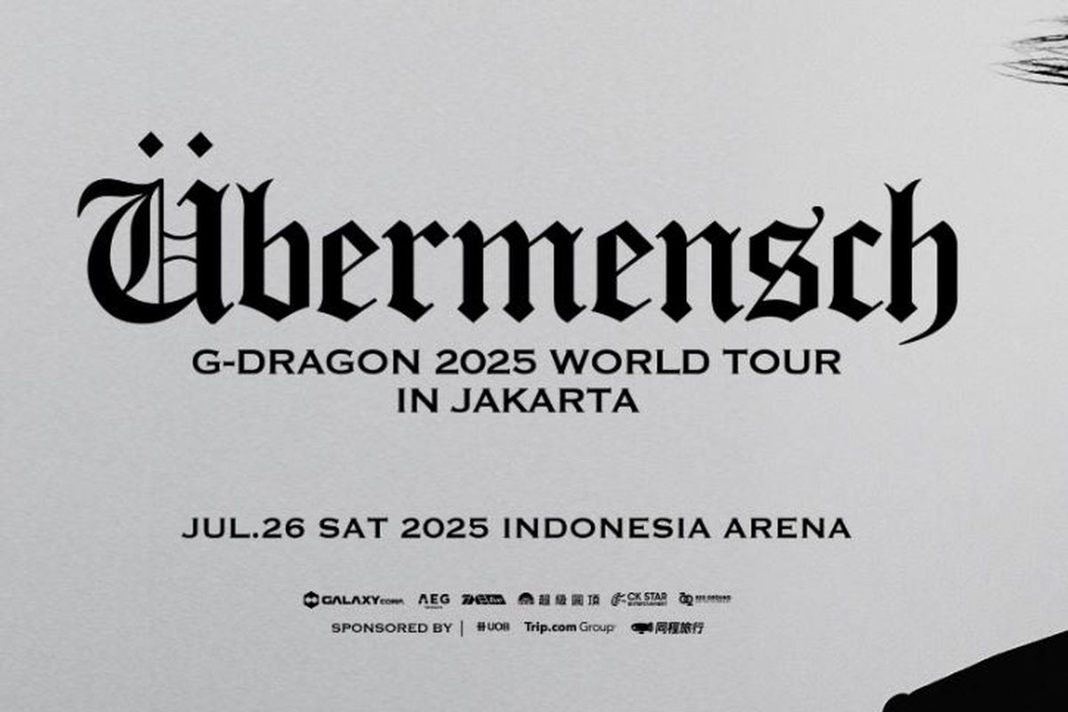G-Dragon, Link War Tiket Konser G-Dragon, G-DRAGON, Harga Tiket Konser G-Dragon, G-Dragon Siap Tampil di Jakarta pada 26 Juli 2025, harga tiket konser g-dragon, General Sale Tiket Konser G-Dragon, General Sale Tiket Konser G-Dragon Jakarta 2025, Ini Link dan Harganya, Link War Tiket Konser G-Dragon Jakarta 2025, Syarat dan Ketentuan Pembelian Tiket, Harga Tiket Konser G-Dragon Übermensch di Jakarta, G-Dragon Siap Tampil di Jakarta pada 26 Juli 2025