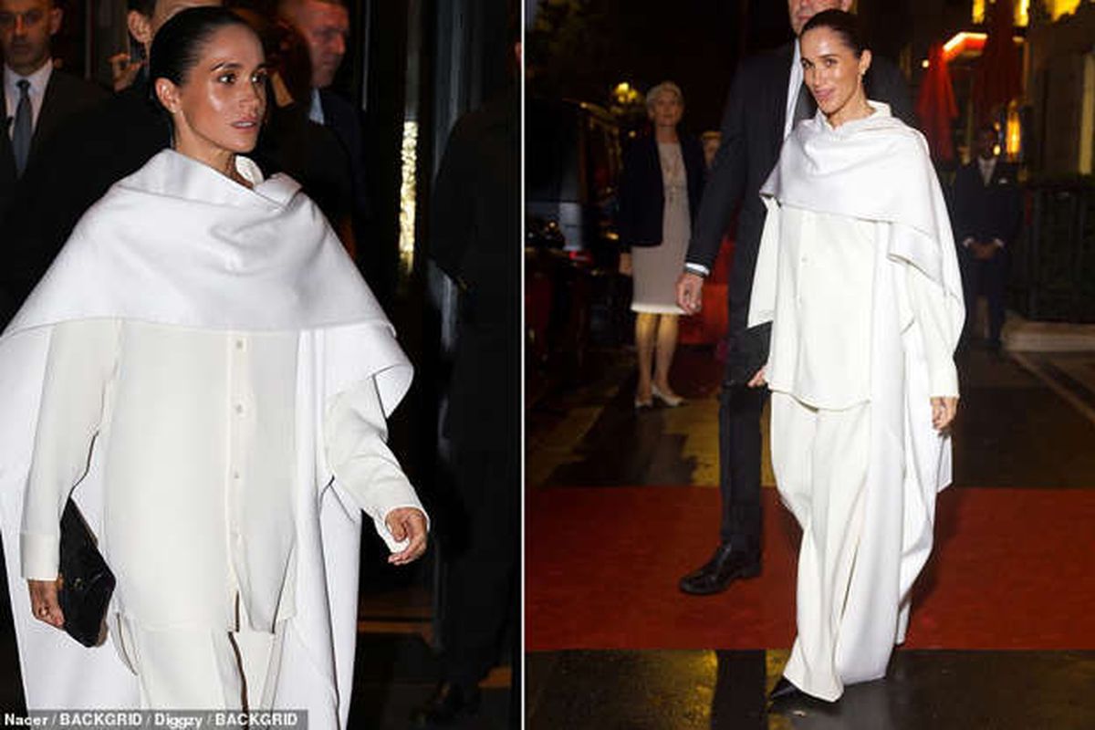 Meghan Markle, balenciaga, paris fashion week 2025, Setelah Satu Dekade, Meghan Markle Kembali Hadiri Pekan Mode