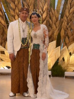 Darma Mangkuluhur, Patricia Schuldtz, Gaya Patricia Schuldtz dalam Balutan Busana Jawa di Hari Pernikahannya dengan Darma Mangkuluhur