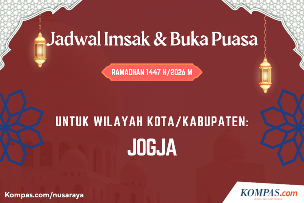 puasa 2026, imsak, buka puasa, Jogja, Ramadhan 2026, Jadwal Imsak dan Buka Puasa Jogja Selama Ramadhan 2026