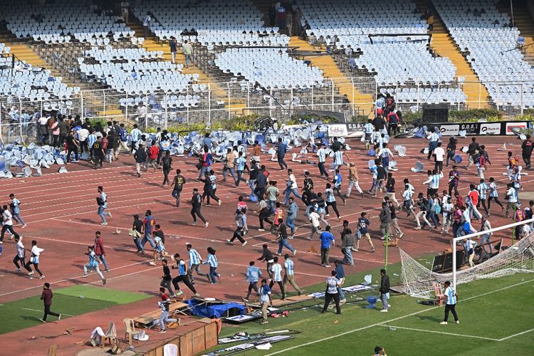 Messi, India, Tur Messi ke India Ricuh: Fan Marah, Merasa Kena Tipu