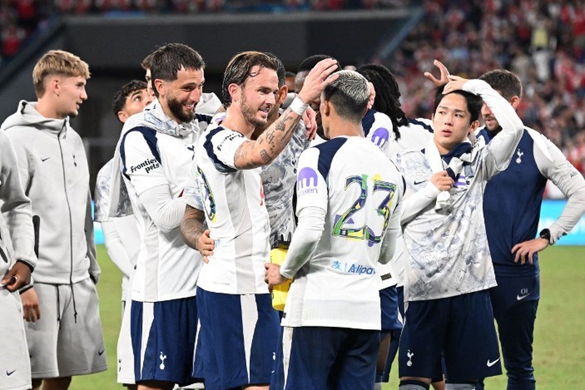 Piala Super Eropa, Thomas Frank, Paris Saint-Germain, PSG vs Tottenham, PSG vs Tottenham Hotspur, Tottenham vs PSG, Tottenham Hotspur, PSG Vs Tottenham: Optimisme Spurs Redam Kvaratskhelia
