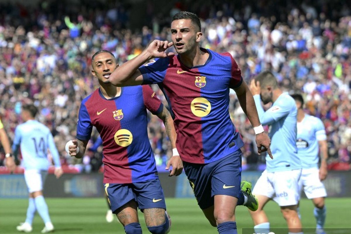 Barcelona, klasemen Liga Spanyol, Liga Spanyol, Klasemen Liga Spanyol, Barcelona Vs Celta Vigo, liga spanyol, Klasemen Liga Spanyol, Barcelona Menjauh dari Real Madrid Setelah Kemenangan Dramatis