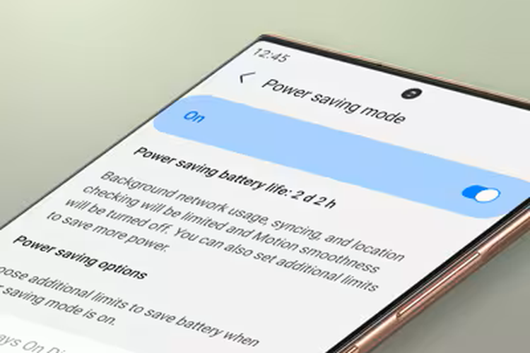 power saving, Samsung, deep sleep, Bluetooth, baterai HP, hemat daya, Maximum power saving, Mode Power Saving Tak Cukup Ampuh, Coba 5 Trik Ini agar Baterai HP Samsung Awet Seharian, 1. Aktifkan mode power saving, 2. Paksa "tidur" aplikasi yang jarang dipakai, 3. Atur setting layar, 4. Nyalakan Bluetooth hanya saat dibutuhkan, 5. Matikan auto-sync