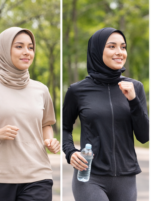 outfit olahraga hijab, outfit olahraga hijab modis, 20 Outfit Olahraga Hijab Modis untuk Jogging, Gym, dan Outdoor, Tips Memilih Outfit Olahraga Hijab Modis dan Nyaman, Outfit Olahraga Hijab Modis untuk Gym, Outfit Olahraga Hijab Modis untuk Outdoor, Kesalahan yang Perlu Dihindari Saat Memilih Outfit Olahraga Hijab